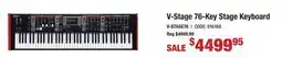 Long & McQuade V-STAGE 76-KEY STAGE KEYBOARD offer