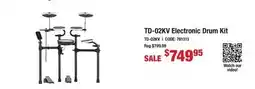 Long & McQuade TD-02KV ELECTRONIC DRUM KIT offer