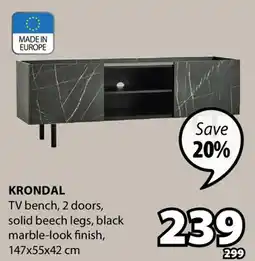 JYSK KRONDAL TV bench offer