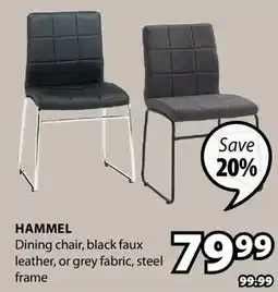JYSK Hammel Dining chair offer