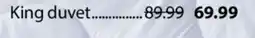 JYSK King duvet offer