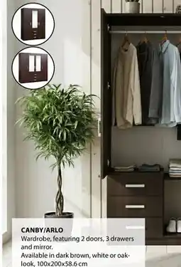 JYSK CANBY / ARLO Wardrobe offer