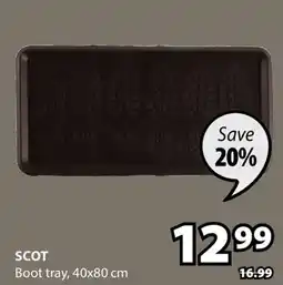 JYSK Scot Boot tray offer