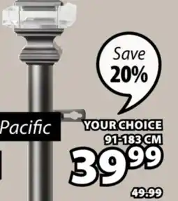 JYSK Pacific Curtain Rods offer