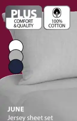 JYSK June Jersey sheet set offer