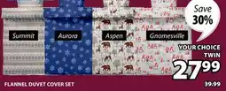 JYSK Flannel Duvet Cover Set offer