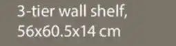 JYSK SIGMUND 3-tier wall shelf offer