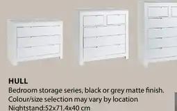 JYSK HULL Bedroom storage series offer