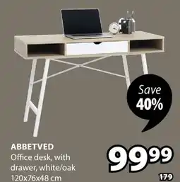 JYSK Abbetved Office desk offer