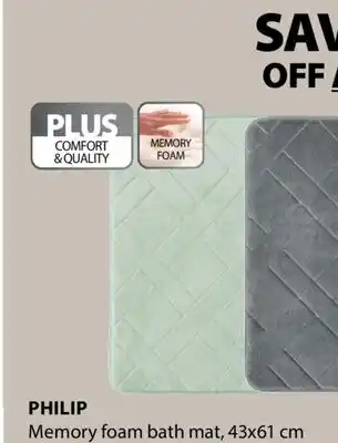 JYSK PHILIP Memory foam bath mat offer
