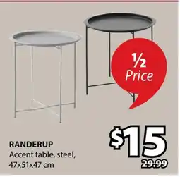 JYSK RANDERUP Accent table offer