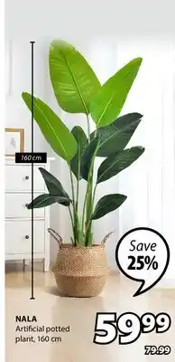 JYSK Nala Artificial potted plant offer