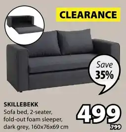 JYSK Skillebekk Sofa bed offer