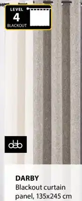 JYSK Darby Blackout curtain panel offer