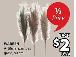 JYSK Warren Artificial pampas grass offer