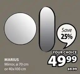JYSK MARIUS Mirror offer