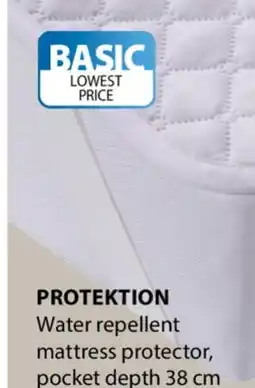 JYSK Protektion Water repellent mattress protector offer