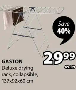 JYSK Gaston Deluxe drying rack offer