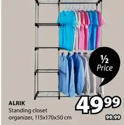 JYSK ALRIK Standing closet organizer offer