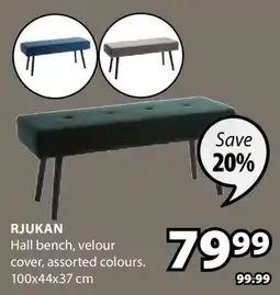 JYSK Rjukan Hall bench offer