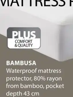 JYSK Bambusa Waterproof mattress protector offer
