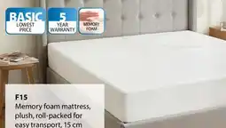JYSK F15 Memory foam mattress offer