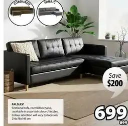 JYSK Falslev Sectional sofa offer