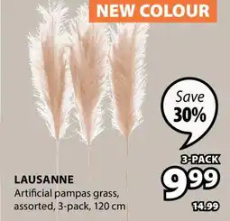 JYSK Lausanne Artificial pampas grass offer
