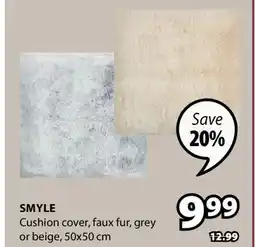 JYSK SMYLE Cushion cover offer