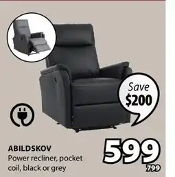 JYSK ABILDSKOV Power recliner offer