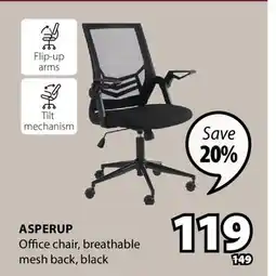 JYSK Asperup Office chair offer