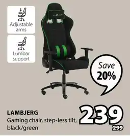 JYSK LAMBJERG Gaming chair offer