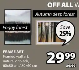 JYSK Frame Art Framed wall art offer