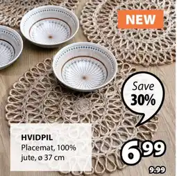 JYSK Hvidpil Placemat offer