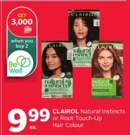Rexall CLAIROL Natural Instincts or Root Touch-Up Hair Colour offer