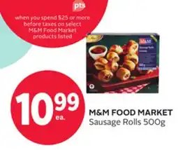 Rexall M&M FOOD MARKET Sausage Rolls offer