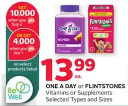Rexall ONE A DAY or FLINTSTONES Vitamins or Supplements offer