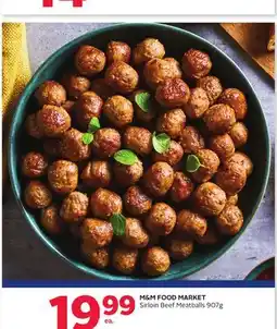 Rexall M & M FOOD MARKET Sirloin Beef Meatballs offer