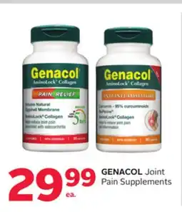 Rexall GENACOL Joint Pain Supplements offer