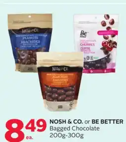 Rexall NOSH & CO. or BE BETTER Bagged Chocolate offer
