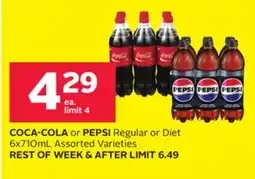 Rexall COCA-COLA or PEPSI Regular or Diet offer