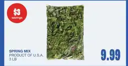 Wholesale Club SPRING MIX, 3 LB offer