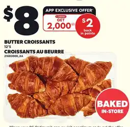 Independent City Market BUTTER CROISSANTS, 12'S offer