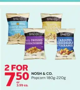 Rexall NOSH & CO. Popcorn offer