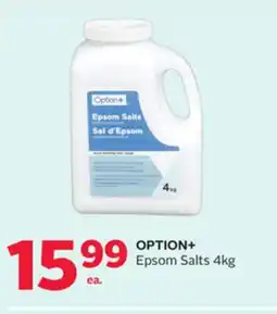Rexall OPTION + Epsom Salts offer