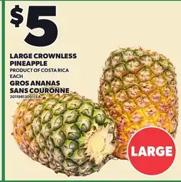 Independent City Market LARGE CROWNLESS PINEAPPLE offer