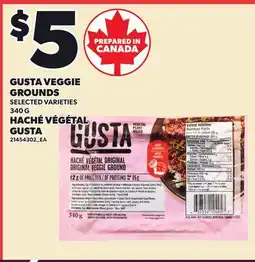 Independent City Market GUSTA VEGGIE GROUNDS offer
