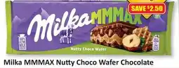 Starsky Milka MMMAX Nutty Choco Wafer Chocolate offer