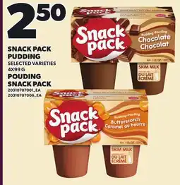 Independent City Market SNACK PACK PUDDING offer