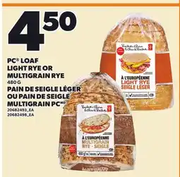 Independent City Market PC LOAF LIGHT RYE OR MULTIGRAIN RYE offer
